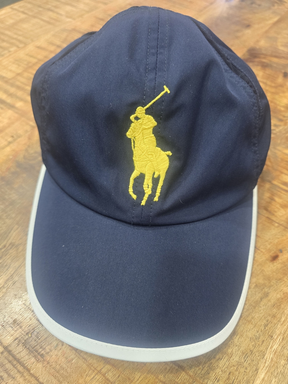 US OPEN 2010 Polo by Ralph Lauren Navy Cap with Yellow Polo Player